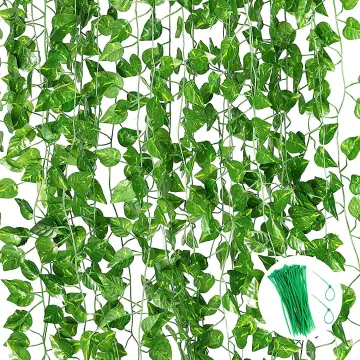 6pcs, Green Vines For Room Decor, Artificial Ivy Greenery Garland Fake  Leaves Hanging Plants Vine For Bedroom Aesthetic Wedding Party Garden  Greenery