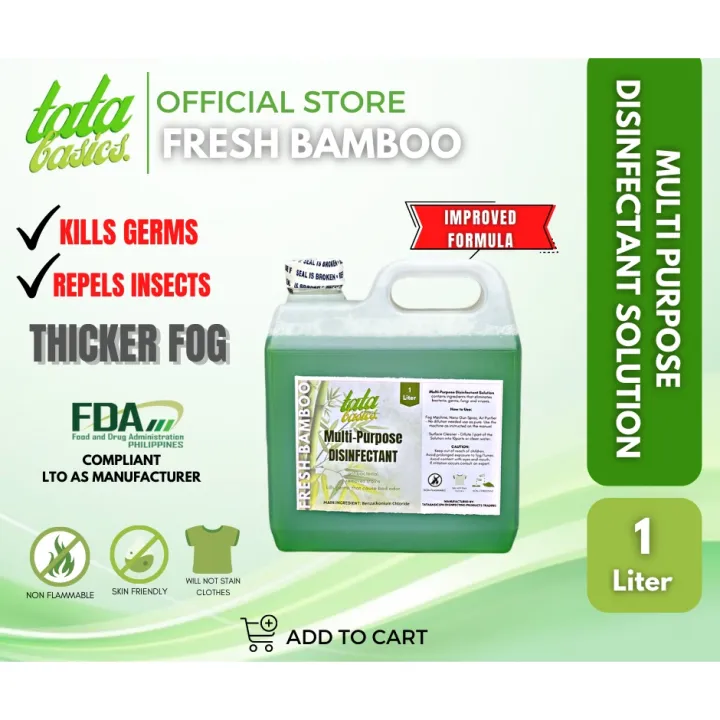 humidifier with essential oil 1L Fresh Bamboo MultiPurpose Disinfectant Solution Humidifier