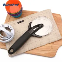 New Pizza Knife Stainless Steel Pizza Cake Cut Tools Pizza Cutter Roller Cutter Kitchen Baking Accessories With Protective Cover