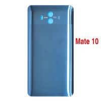 ใหม่กระจกด้านหลังสำหรับแผงฝาหลังปิดโทรศัพท์ด้านหลัง Huawei Mate 10เคสปลอกหุ้มช่องหลังพร้อมกาวอะไหล่ทดแทน