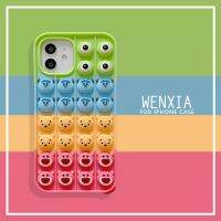 เคสโทรศัพท์นิ่มลายการ์ตูนสำหรับเด็ก,เคสจี้เกมแรงดัน3D นิ้วลายการ์ตูนน่ารักสำหรับเล่นเกมสำหรับ iPhone 12 Pro Max X XR XS Max 6 6S 8 7 Plus 11 Pro Max 11 SE 2020น่ารักเคสหลังป้องกัน