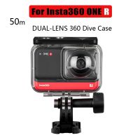 ◄ 50m Waterproof Box DUAL Lens 360 Dive Case For Insta360 R Panoramic Camera Protection Housing Accessories