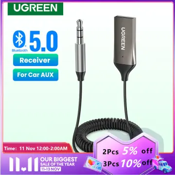 Buy UGREEN 70601 Aux To Bluetooth 5.0 Adapter, 3.5mm Bluetooth Car