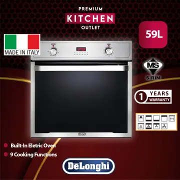 Delonghi Sfornatutto Maxi EO32852 Electric Oven 32L Rotisserie Double  Glazed Door Large