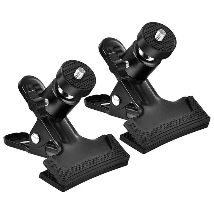 Camera Flash Mount 360 Degree Camera Clamp Holder Tripod Clamp Mount