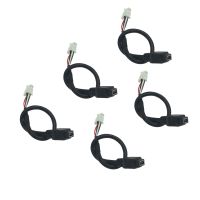 5pcs Car Audio Input Media Data Wire Mini USB To 4Pin Cable Adapter For Nissan Ford USB AUX Cable