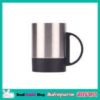 Insulated mug แก้วเก็บอุณภมิ แก้วน้ำสแตนเลสหูจับ แก้วเก็บเย็น แก้วเก็บความเย็น แก้วน้ำเย็น ใส่เครื่องดื่ม ใส่ได้ทั้งน้ำร้อนแย็น 220ml