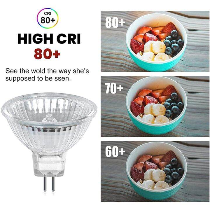 (DC12V MR16)(AC220V GU10) 35W/50W Dimmable Halogen Cup Spotlight Warm