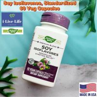 สารสกัดจากถั่วเหลือง Soy Isoflavones Standardized 60 Veg Capsules - Natures Way