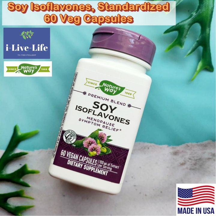 สารสกัดจากถั่วเหลือง-soy-isoflavones-standardized-60-veg-capsules-natures-way