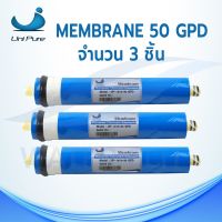 ไส้กรองน้ำ RO Membrane UNIPURE 50 , 75 , 100 , 150 GPD แพ็ค 3 ชิ้น