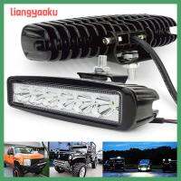 LIANGYAOKU ไฟสปอตไลท์ไฟตัดหมอกขับ LED 6 800LM 12V สำหรับแถบแสงสำหรับทำงานรถยนต์