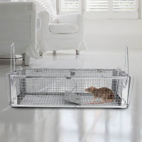 นำกลับมาใช้ใหม่ได้ Catching Mice Mouse Traps Catcher Rodent Rat Mouse Hunting Double-door Cage