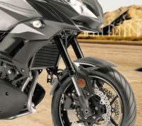 บังโคลนรถยางหน้ามอเตอร์ไซค์แผ่นบังโคลนบังโคลนสาด Versys650หน้ากากสำหรับคาวาซากิฝาครอบป้องกัน Versys 650 2015 2016 2017 2018 2019 2020 2021