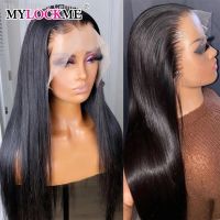 13x6 Bone Straight Human Hair Lace Frontal Wig 5x5 Lace Wigs For Women Pre Plucked With Baby Hair 13x4 Lace Front Wig MYLOCKME [ Hot sell ] Toy Center 2