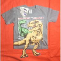 dinosaur t-shirt boy kids ชุดเด็ก เสื้อเด็ก เสื้อผ้าเด็ก เสื้อไดโนเสาร์โชว์ขา งาน 3D สุดเท่ห์ ‼️ Sale 250.- (จากราคาป้าย 420.-)