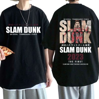 The First Slam Dunk ญี่ปุ่น Anime เสื้อยืด Sakuragi Hanamichi Akagi Takenori เสื้อยืดผู้ชายผู้หญิงฤดูร้อน O-คอสั้นแขนเสื้อ Tees
