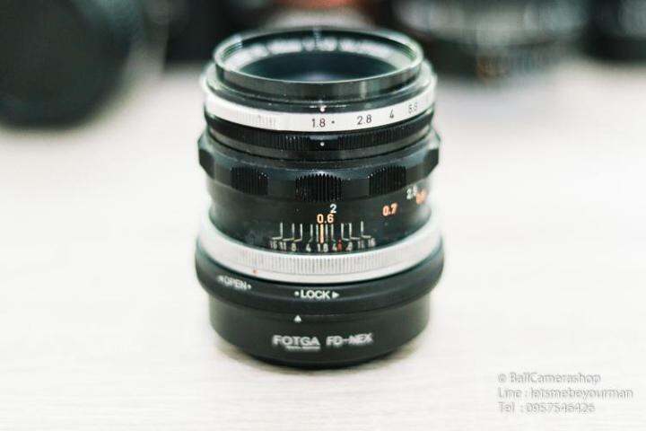 ขายเลนส์มือหมุน-canon-fl-50mm-f1-8-serial-279280-สามารถใส่กล้อง-sony-mirrorless-ได้เลย