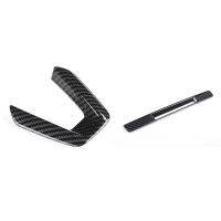 ✿ Steering Wheel Decoration Trim Abs Car-Covers Upgrade With Center Console Carbon Fibre Liquid Crystal Screen Trim Strip