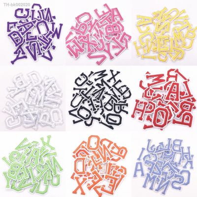 ✟✘♘ 26PCS/Set Colorful Alphabet Embroidery Red Blue Letter Patches Iron On Applique Sewing Supplies For DIY Jackets Apparel Decor