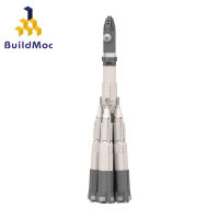 Buildmoc City Space R-7 Rocker ยานอวกาศ MOC ชุด Building Blocks ชุดของเล่นเด็กของขวัญเด็กของเล่น709PCS อิฐ Citys