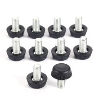 20pcs Adjusting Furniture Feet M6*10mm Screw Leveling Height Pad Balance Table Chair Sofa Protect Floor Anti-Slip Reduce Noise Furniture Protectors Re