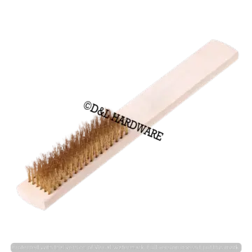 Brass Brush,Soft Brass Bristle Wire Brush,Wire Scratch Brush with Plastic  Handle 