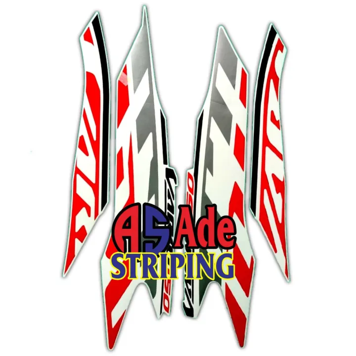 STIKER STRIPING LIS BODY MOTOR HONDA VARIO 150 ESP 2020 PUTIH STANDAR