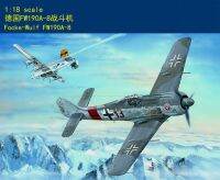 Hoyboss 81803 1/18 Focke-Wulf FW190A-8เครื่องบินคริสตัลชุดประกอบโมเดลสำหรับเด็ก