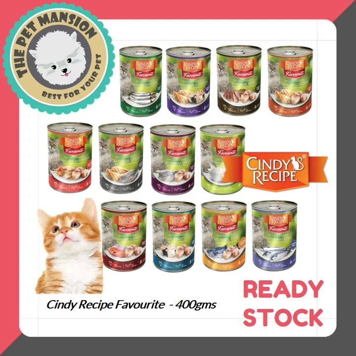 Cindy Recipe Favorite Cindy's Favourite Cat Canned Food (400g) Lazada
