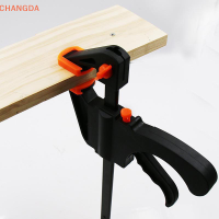 ?【Lowest price】CHANGDA เครื่องมือ DIY ปรับมือไม้แกะสลัก4นิ้วคลิปชุด QUICK RATCHET Release F CLAMP Speed Squeeze Work Bar CLAMP