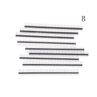 LngBo 10ชิ้น40ขา1X40แถวเดียวหมุดหัวกระดาษชาย2.54 Framework Connector สำหรับ