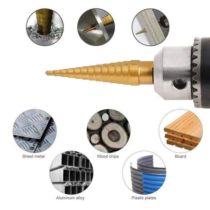 3-with-metal-drill-hole-cutter-pagoda-4-12-4-20-4-32-minus-power-tool-kit-step-drill-bit-drills-of-high-speed-steel-alloy