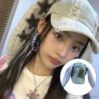 YT OMG NewJeans Dance Baseball Cap With Bunny Ears HANNI DANIELLE Haerin Lee Hyein Same Fashion Hat Gift For Girls TY