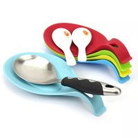 Holiday Discounts 1Pcs Of Multi-Purpose Silicone Spoon Pad Food Grade Silicone Spoon Pad Heat-Resistant Storage Rack Device Spoon Pad Kitchen Tool