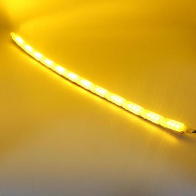 LED ไฟหน้าพื้นผิวแถบหลอดไฟ DRL ไฟวิ่งกลางวันสองสีความสว่างสูง LED ไฟหน้าพื้นผิวแถบหลอด