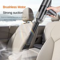 【LZ】♈✗☸  Car Mounted Wireless Vacuum Cleaner Brushless Whirlwind Household Charging Mini Handheld Hair Cleaner Portable Vacuum Cleaner