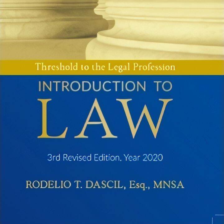 Dascil (2020) Introduction to Law Threshold to the Legal Profession