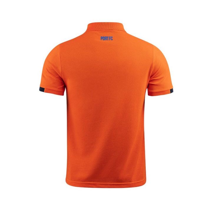 เสื้อโปโล-สโมสรการท่าเรือ-เอฟซี-acl2021-สีส้ม-สีกรมท่า-แท้-ใหม่-ป้ายห้อย