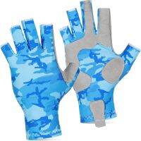 Fishing Gloves with Silicone Anti-Slip Design - Comfortable, Breathable Fishing Gloves with Sunny Protection