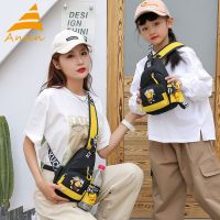 Annn store New Pikachu กระเป๋าเด็ก Boy S Messenger Bag Fashion Little Girl Cartoon Chest Bag