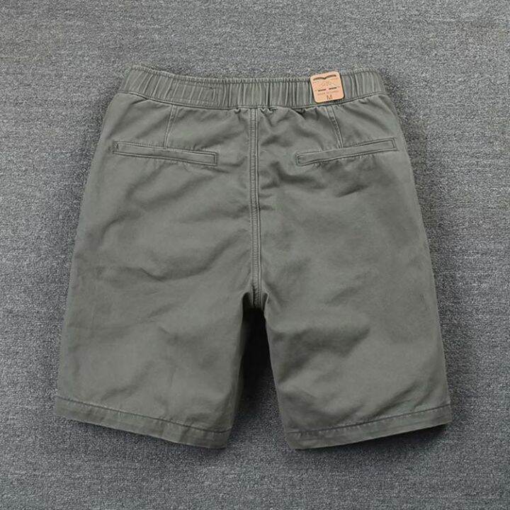 ready-stock-100-cotton-shorts-mens-shorts-knee-length-shorts-korean-style-straight-denim-shorts-men-korean-style-casual-shorts