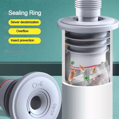 【cw】hotx Silicone Drains Sewer Pipe Washing Machine Anti-odor Floor Drain Plug Accessories