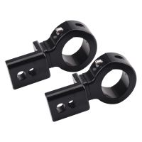 Motorcycle LED Headlight Mount Bracket Adjustable 20mm-32mm Mount Clamp Support , 2PCS Black