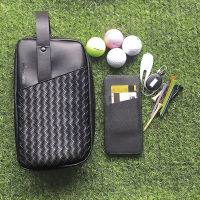 2023 Korean Golf Bag Woven Casual Handbag Golf Portable Accessories Storage Bag