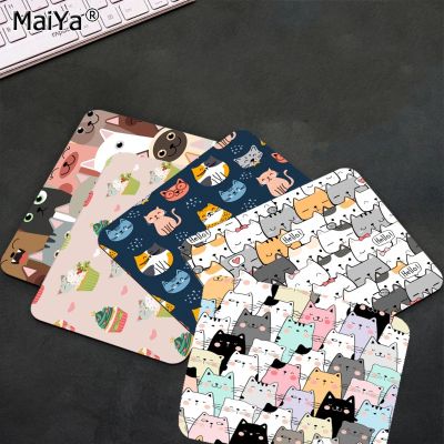 ▩ MaiYa Vintage Cool Cartoon Cat small Mouse pad PC Computer mat Top Selling Wholesale Gaming Pad mouse