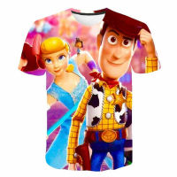 [In stock] การค้าต่างประเทศ Animation Peripl การ์ตูนเด็ก 3d คอกลมลำลองหลวมแขนสั้น T เสื้อยืด