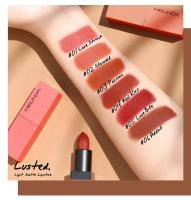 ลิปสติก เมลินดา (Lip-stick lusted MeiLinda MC2060) MEILINDA “Lusted Light Matte Lipstick”ลิปสติกเนื้อแมทท์นุ่มละมุน โทนตุ่นสีชัดมาทั้งหมด 6 เฉดสีจุกๆ