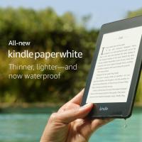 Amazon Kindle Paperwhite (Black) Wi-Fi 10th Generation Waterproof 8GB. (Without Special Offers)