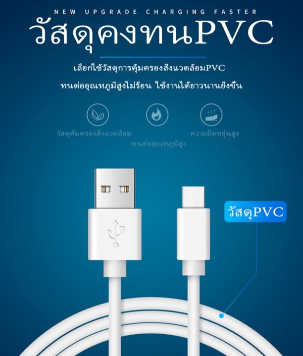 สายชาร์จ-vivo-nex-type-c-ของแท้-100-ชาร์จไวขึ้นถึง-2-เท่า-fast-charging-รองรับx27-x27pro-iqoo-nex-x23-z3-รับประกัน-1-ปี